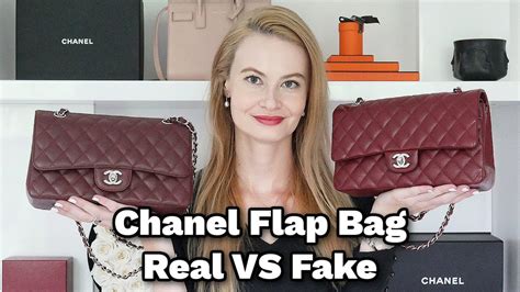 chanel flap real vs fake|chanel flap 2.55.